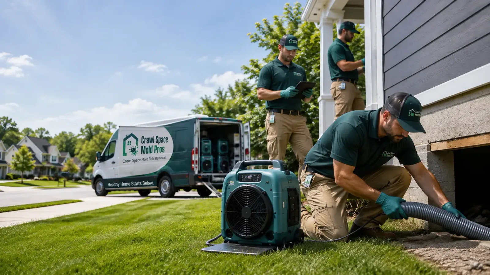 Crawl Space Mold Removal in Wakefield, NE
